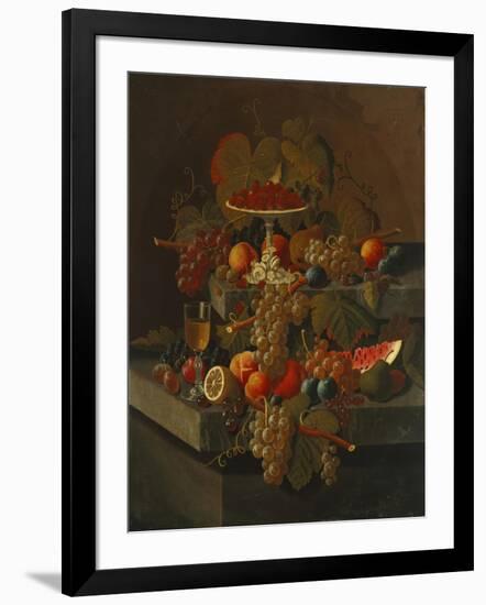 Still Life with Grapes and Fruit-Seymour Joseph Guy-Framed Giclee Print