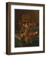 Still Life with Grapes and Fruit-Seymour Joseph Guy-Framed Giclee Print