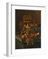 Still Life with Grapes and Fruit-Seymour Joseph Guy-Framed Giclee Print