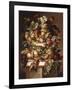 Still Life with Grapes and Peaches-Carl Baum-Framed Giclee Print