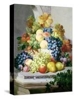 Still Life with Grapes and Pears-Eloise Harriet Stannard-Stretched Canvas