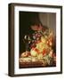 Still Life with Grapes and Wine-Edward Ladell-Framed Giclee Print