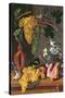 Still Life with Grapes, Birds, Flowers and Shells-Juan de Espinosa-Stretched Canvas