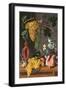 Still Life with Grapes, Birds, Flowers and Shells-Juan de Espinosa-Framed Giclee Print