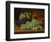 Still Life with Grapes, Figs, and a Copper Kettle, c.1770-Luis Egidio Melendez-Framed Giclee Print