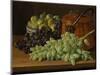 Still Life with Grapes, Figs, and a Copper Kettle, c.1770-Luis Egidio Melendez-Mounted Premium Giclee Print