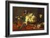 Still Life with Gray Parrot, c.1630-Frans Snyders-Framed Giclee Print