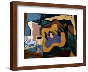 Still Life with Guitar, October-November 1920-Juan Gris-Framed Giclee Print