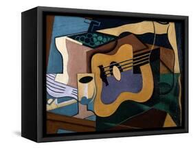 Still Life with Guitar, October-November 1920-Juan Gris-Framed Stretched Canvas