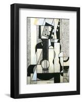 Still Life with Guitar-Juan Gris-Framed Art Print