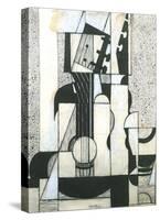 Still Life with Guitar-Juan Gris-Stretched Canvas