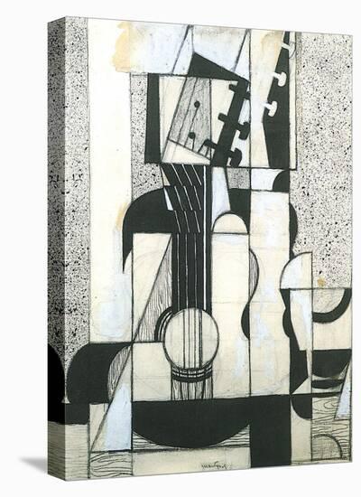 Still Life with Guitar-Juan Gris-Stretched Canvas