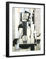 Still Life with Guitar-Juan Gris-Framed Art Print