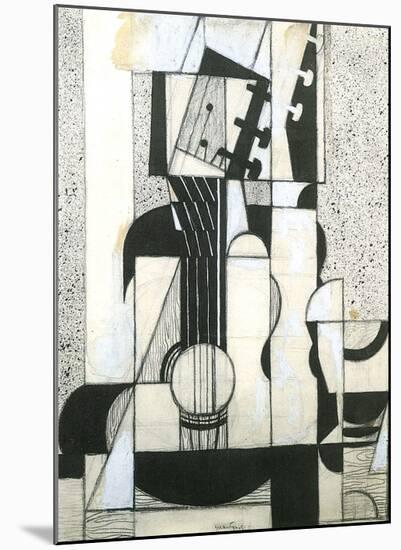 Still Life with Guitar-Juan Gris-Mounted Art Print