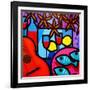 Still Life with Guitar-John Nolan-Framed Giclee Print