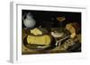 Still life with half herring. Around 1620-Georg Flegel-Framed Giclee Print