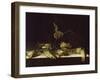 Still Life with Hazel-Nuts, 1696-Adrian Coorte-Framed Giclee Print