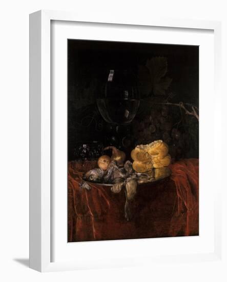 Still Life with Herring-Willem van Aelst-Framed Giclee Print