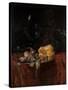 Still Life with Herring-Willem van Aelst-Stretched Canvas