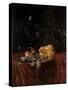 Still Life with Herring-Willem van Aelst-Stretched Canvas