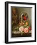 Still Life with Humming Bird in a Glass Dome-Edward Pritchett-Framed Giclee Print