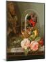 Still Life with Humming Bird in a Glass Dome-Edward Pritchett-Mounted Giclee Print