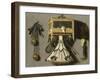 Still Life with Hunting Tackle-Johannes Leemans-Framed Art Print