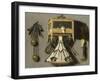 Still Life with Hunting Tackle-Johannes Leemans-Framed Art Print