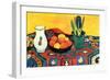 Still Life with Hyacinthe-Auguste Macke-Framed Art Print