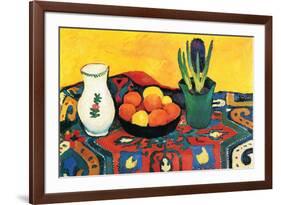 Still Life with Hyacinthe-Auguste Macke-Framed Art Print