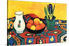 Still Life with Hyacinthe-Auguste Macke-Stretched Canvas