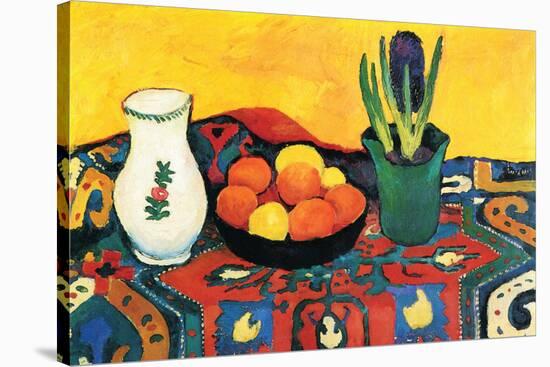 Still Life with Hyacinthe-Auguste Macke-Stretched Canvas