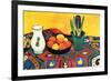 Still Life with Hyacinthe-Auguste Macke-Framed Art Print