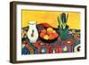 Still Life with Hyacinthe-Auguste Macke-Framed Art Print