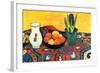 Still Life with Hyacinthe-Auguste Macke-Framed Art Print