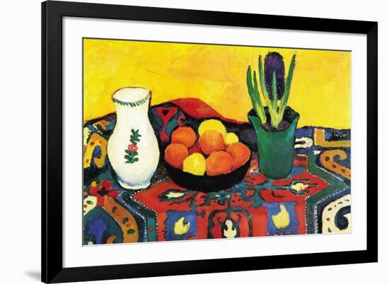 Still Life with Hyacinthe-Auguste Macke-Framed Art Print