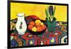 Still Life with Hyacinthe-Auguste Macke-Framed Art Print