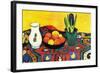 Still Life with Hyacinthe-Auguste Macke-Framed Art Print