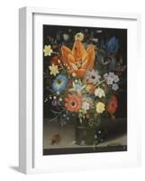 Still Life with Iris, 1623-Peter Binoit-Framed Giclee Print