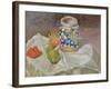 Still Life with Italian Earthenware Jar-Paul Cézanne-Framed Giclee Print