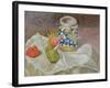 Still Life with Italian Earthenware Jar-Paul Cézanne-Framed Giclee Print