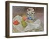 Still Life with Italian Earthenware Jar-Paul Cézanne-Framed Giclee Print