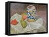 Still Life with Italian Earthenware Jar-Paul Cézanne-Framed Stretched Canvas