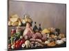 Still Life with Italian Food and Wine-Daniel Czap-Mounted Photographic Print