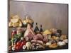 Still Life with Italian Food and Wine-Daniel Czap-Mounted Photographic Print