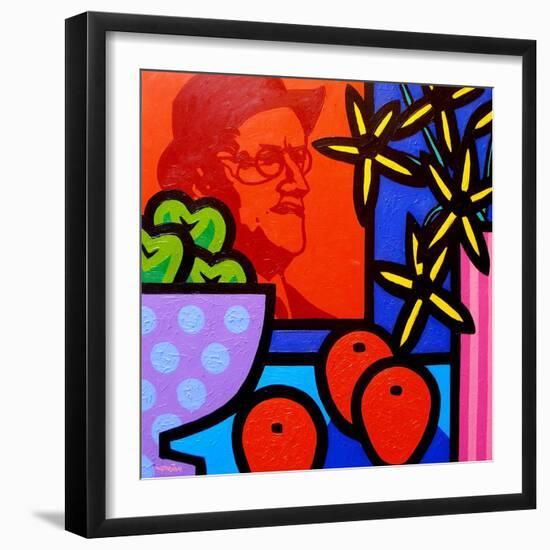 Still Life with James Joyce-John Nolan-Framed Premium Giclee Print