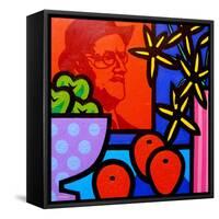 Still Life with James Joyce-John Nolan-Framed Stretched Canvas