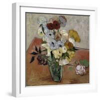 Still-Life with Japanese Vase, c.1890-Vincent van Gogh-Framed Giclee Print