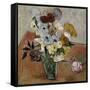 Still-Life with Japanese Vase, c.1890-Vincent van Gogh-Framed Stretched Canvas