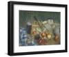 Still Life with Journal-Giuseppe De Sanctis-Framed Giclee Print